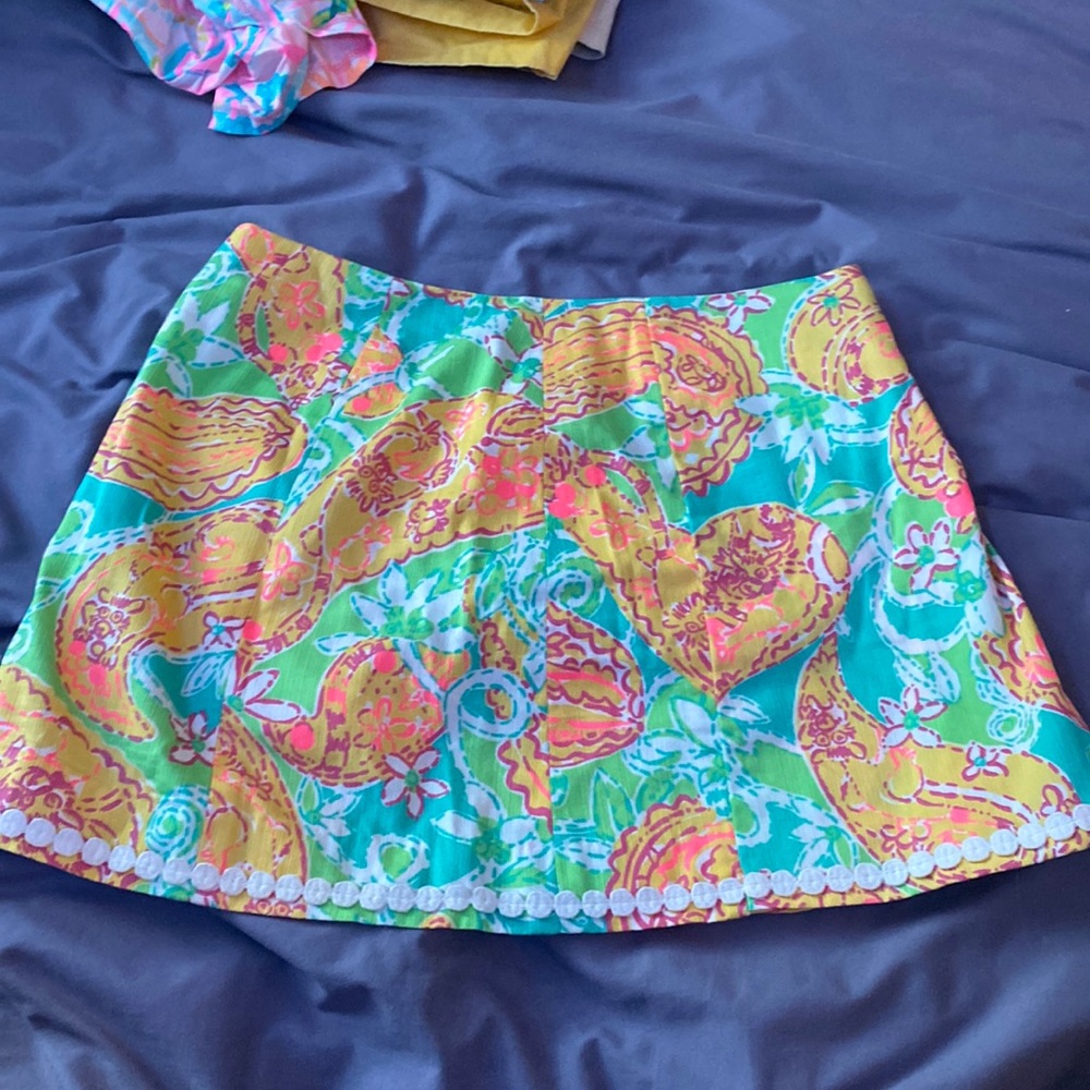 formal skirt, colorful